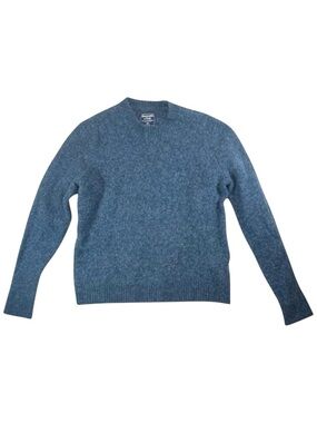 Abercrombie & Fitch Wool Crewneck Sweater Blue Size XXL Warm Cozy (Fits Medium)
